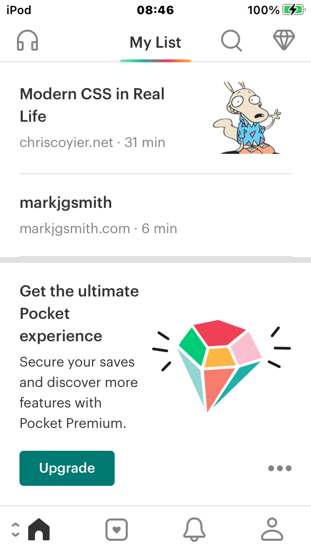 Article listing - Pocket