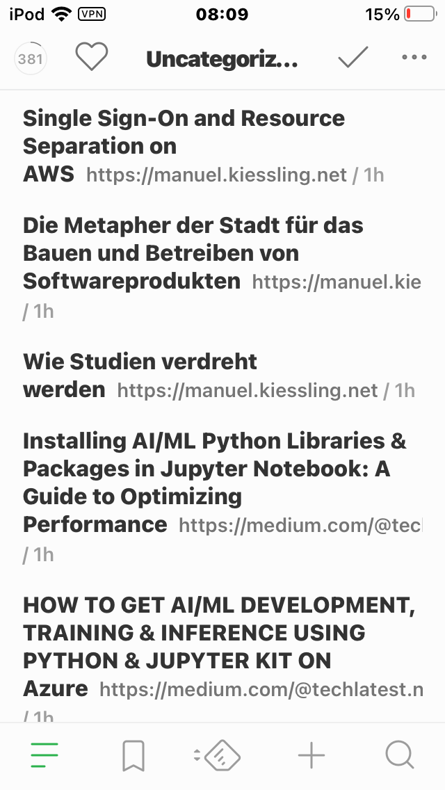 Combined feed - german posts