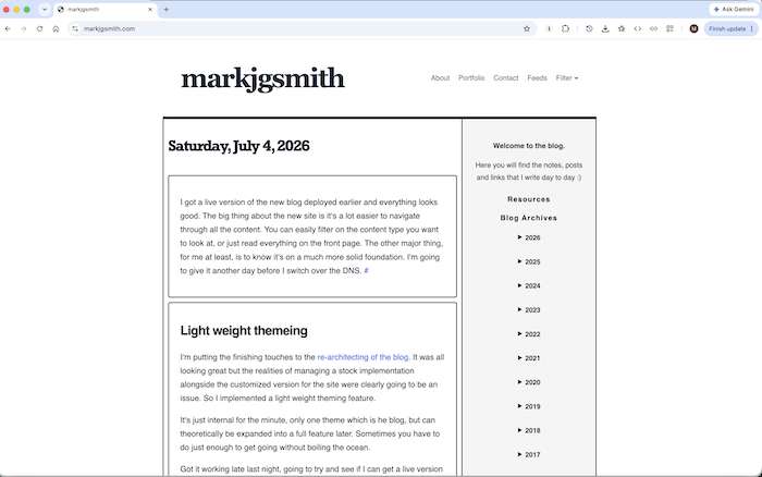 Blog Redesign 2026